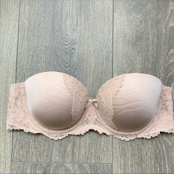 Victoria’s Secret Dream Angels Multi Way Bra Nude Strapless Size 32C - Picture 3 of 13